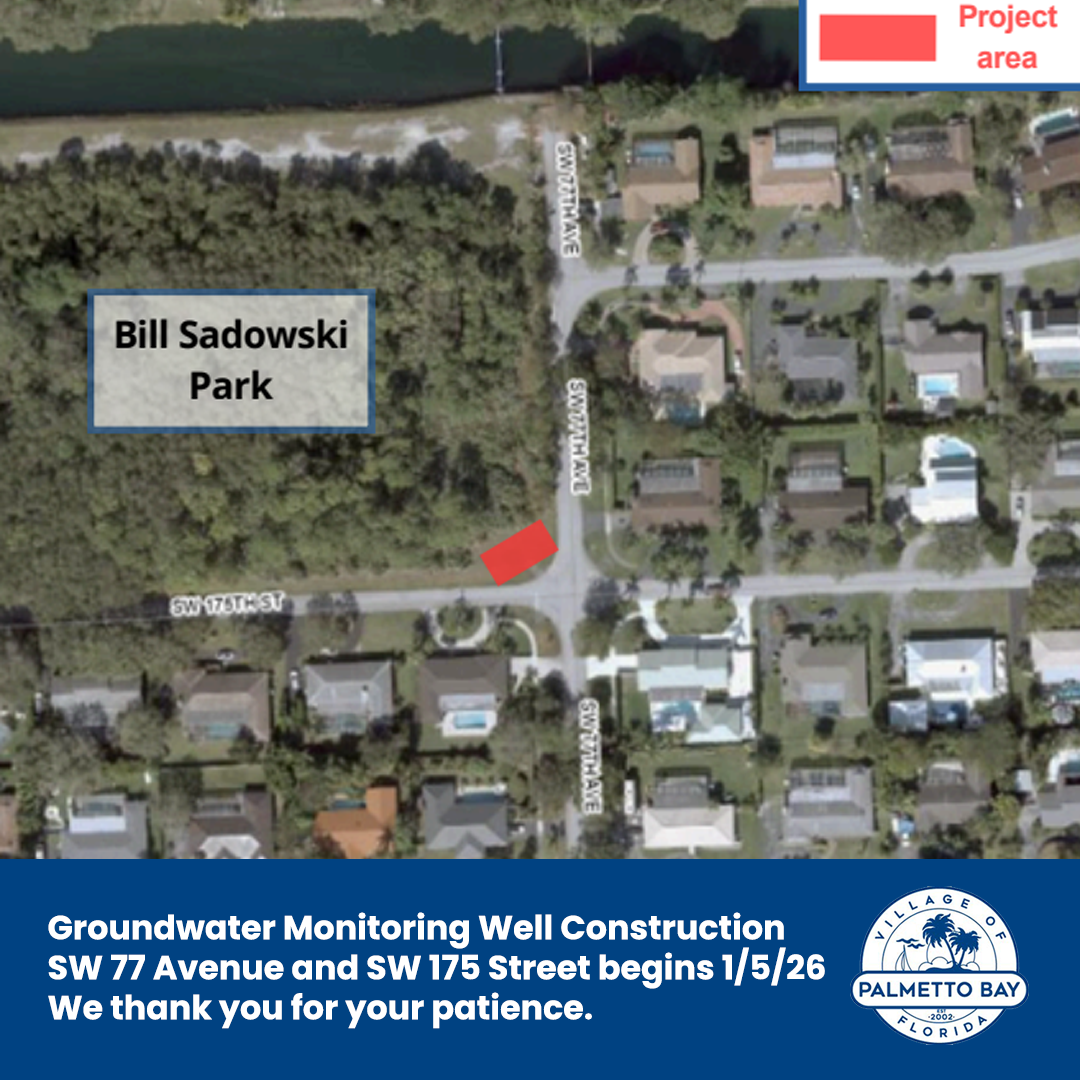 Groundwater Monitoring Well Construction Announcement Graphic