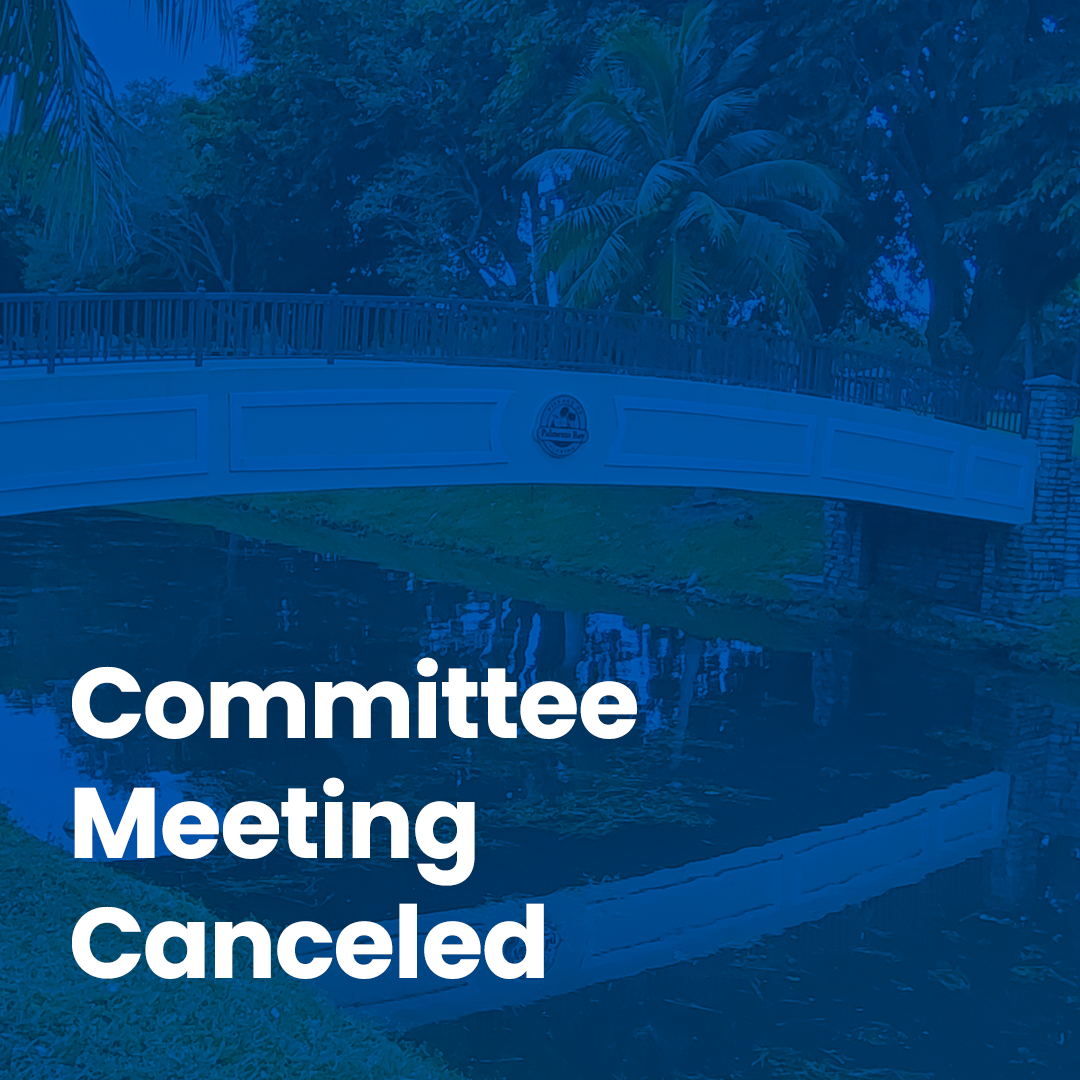 Committee Cancellation